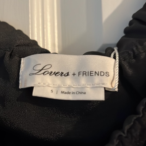 Lovers & Friends off the shoulder ruched polka dot top - Picture 4 of 11